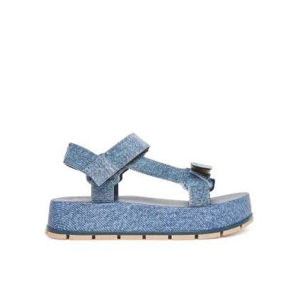 Zdjęcie Melissa Sandały Melissa Flowing Platform Denim Ad M 36132 Niebieski