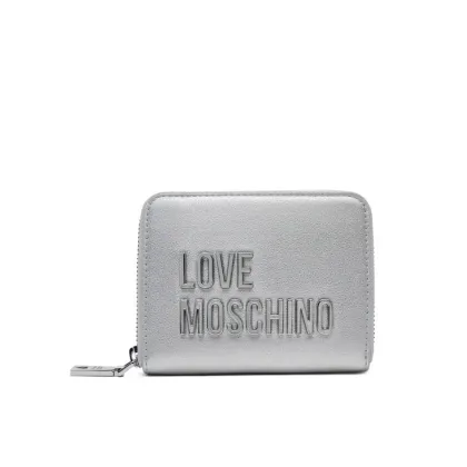 Zdjęcie LOVE MOSCHINO Mały Portfel Damski JC5613PP1MKD196B Srebrny