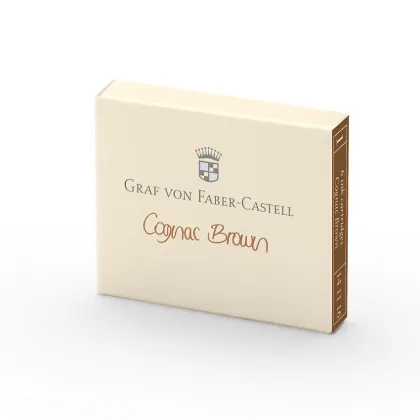 Zdjęcie Naboje do pióra wiecznego w kolorze Cognac Brown 6 sztuk