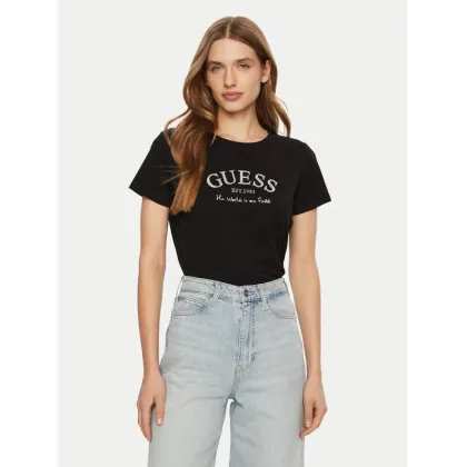 Zdjęcie Guess T-Shirt V5RI16 J1314 Czarny Shirt Fit