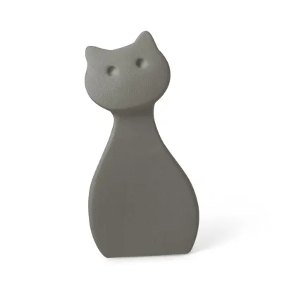Picture Stylish ceramic figurine in the shape of a cat