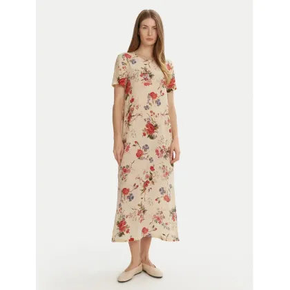 Zdjęcie Weekend Max Mara Sukienka letnia Giudy 2515221212 Beżowy Regular Fit