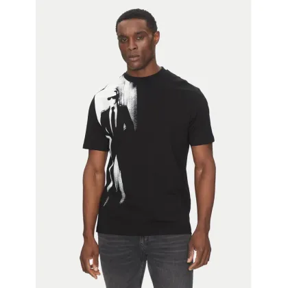 Zdjęcie KARL LAGERFELD T-Shirt 755149 552225 Czarny Regular Fit