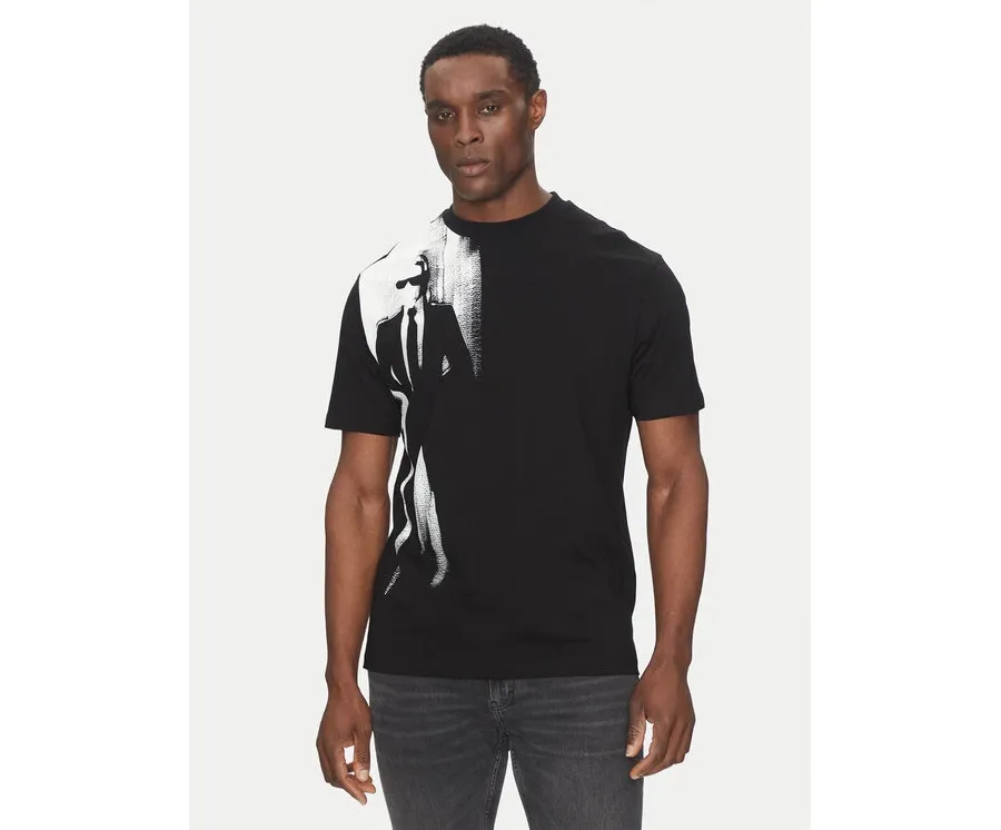 obrazek 1 KARL LAGERFELD T-Shirt 755149 552225 Czarny Regular Fit