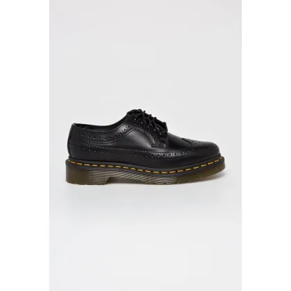 Zdjęcie Dr. Martens półbuty 3989 kolor czarny na płaskim obcasie DM22210001