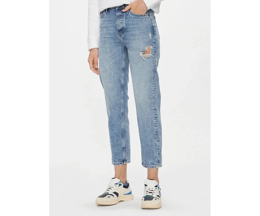 obrazek 1 Tommy Hilfiger Jeansy Classic WW0WW39626 Niebieski Straight Fit