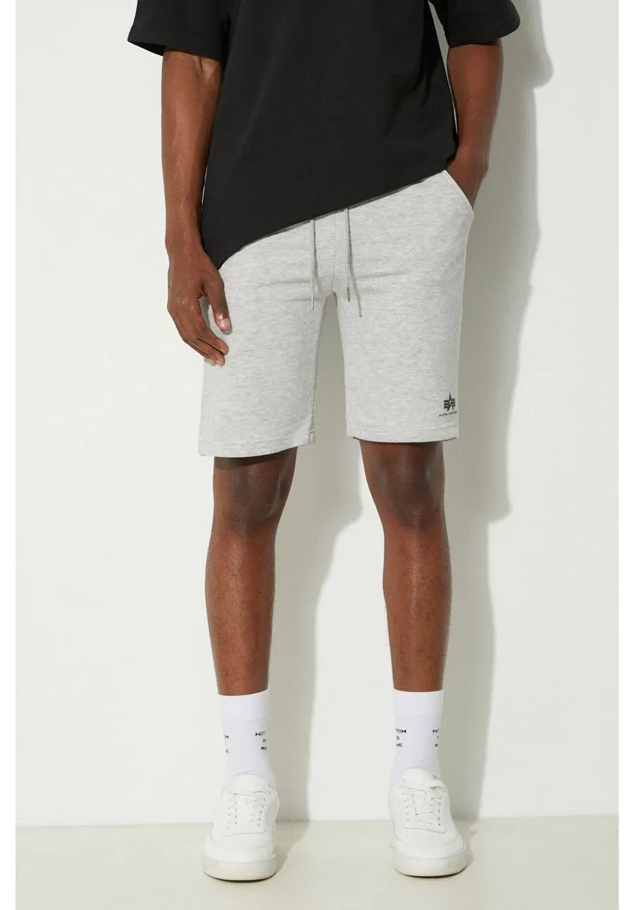 obrazek 1 Alpha Industries szorty Basic męskie kolor szary 116363.17-SZARY
