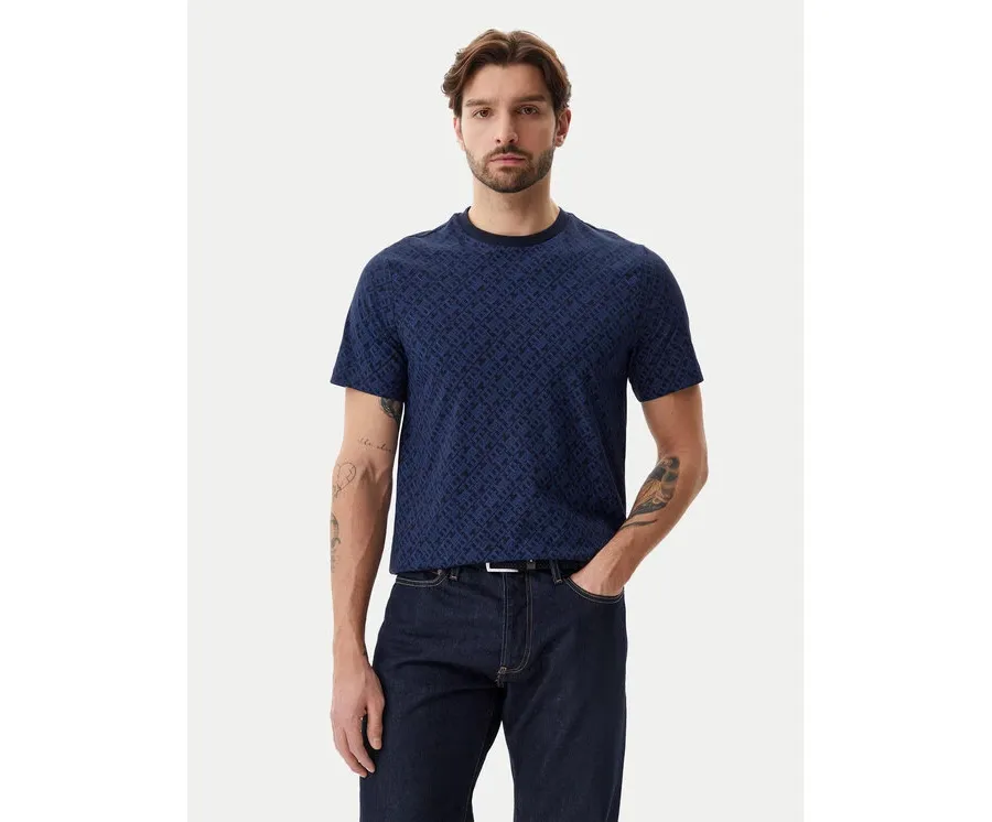 obrazek 1 Tommy Hilfiger T-Shirt Monogram MW0MW39251 Granatowy Regular Fit