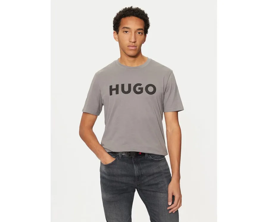 obrazek 1 Hugo T-Shirt Dulivio 50467556 Szary Regular Fit HUGO