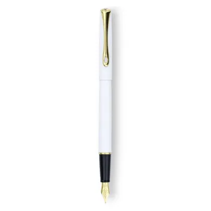 Picture DIPLOMAT Traveler fountain pen white/gold