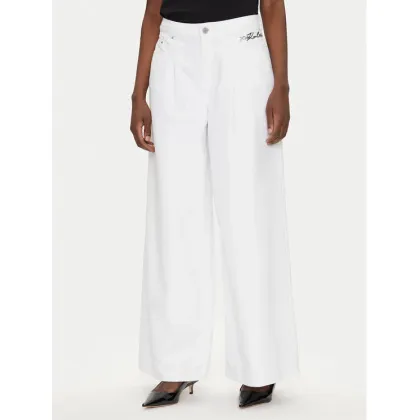 Zdjęcie KARL LAGERFELD Jeansy A2W10158 Biały Wide Leg
