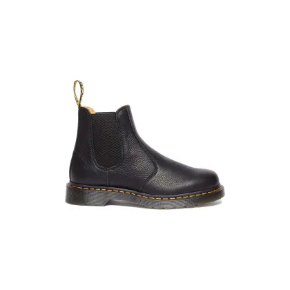 Zdjęcie Dr. Martens sztyblety skórzane 2976 Ambassador kolor czarny na płaskim obcasie DM31989001