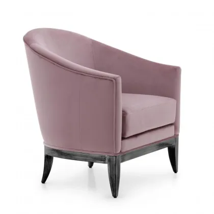 Zdjęcie Różowy elegancki fotel w nowoczesnym stylu - Sevensedie