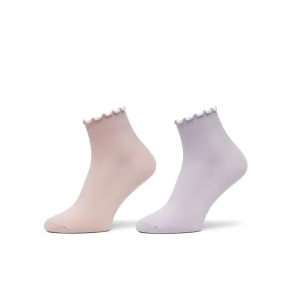 Zdjęcie Aldo Zestaw 2 par wysokich skarpet damskich Frilluxe 13939707 Różowy