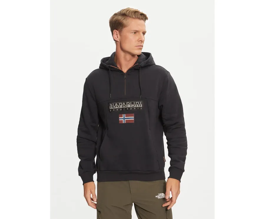 obrazek 1 Napapijri Bluza Burgee NP0A4I5E Czarny Regular Fit