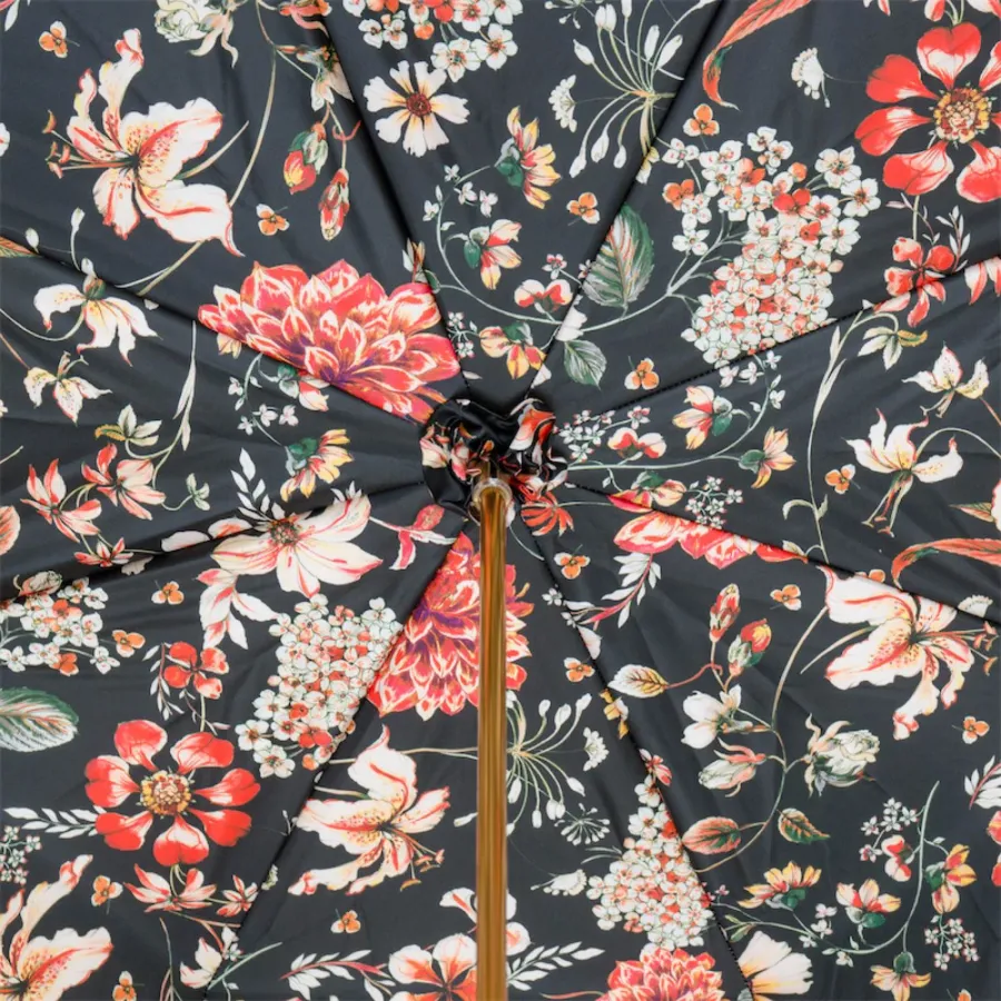 obrazek 4 Piękny stylowy parasol damski w kolorze kremowym zdobiony motywem kwiatowym – Pasotti