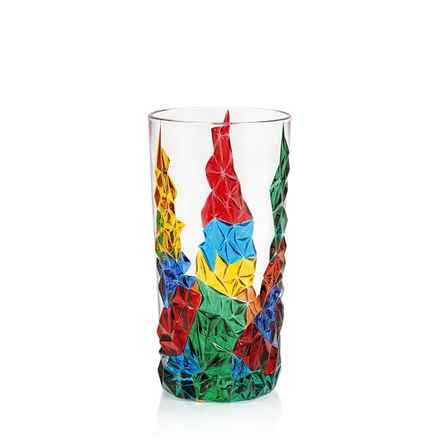 obrazek 1 Ręcznie rzeźbiony komplet 6 szklanek do degustacji napojów (420 ml)