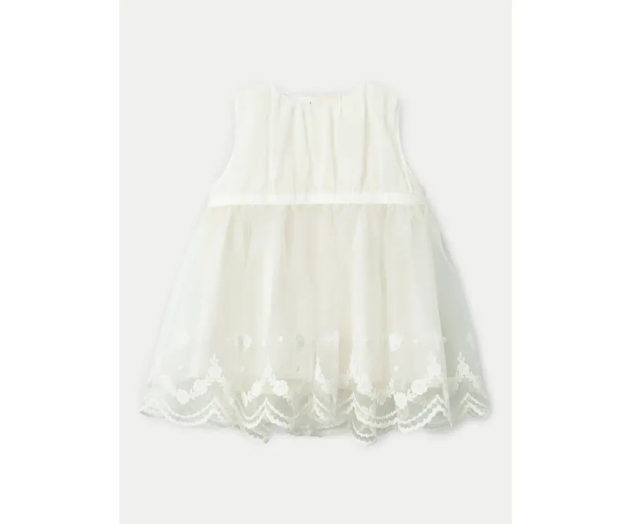 obrazek 1 NAME IT Sukienka elegancka Demille 13240057 Écru Regular Fit