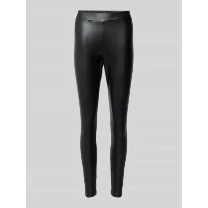 Zdjęcie Vero Moda Spodnie z imitacji skóry 10257164 Czarny Skinny Fit