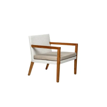 Zdjęcie Piękny minimalistyczny fotel wypoczynkowy Fiji do ogrodu