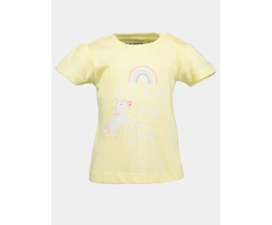 obrazek 1 Blue Seven T-Shirt 901132 X Żółty Regular Fit