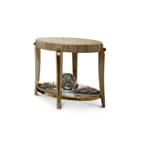 Picture Italian brown classic lamp table for an exclusive interior - Bianchini