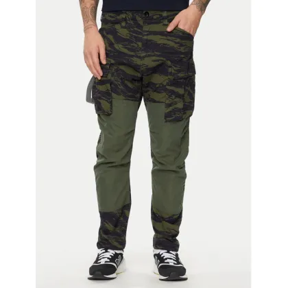 Zdjęcie G-Star Raw Spodnie materiałowe 3D Cargo 2.0 D24308-D386-G393 Zielony Tapered Fit