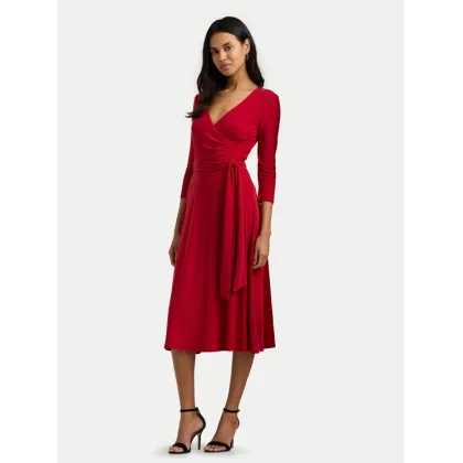Zdjęcie LAUREN RALPH LAUREN Sukienka codzienna 250769904040 Czerwony Regular Fit