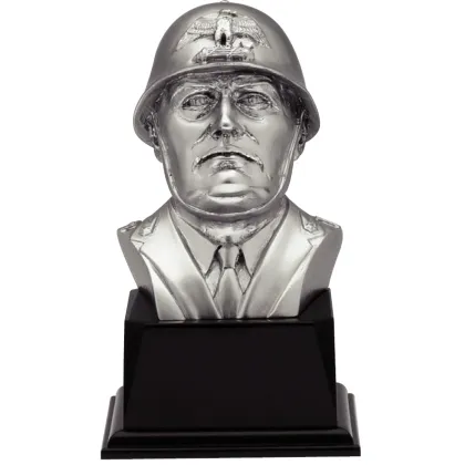 Zdjęcie Posrebrzane popiersie dowódcy