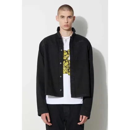 Zdjęcie 032C koszula męska kolor czarny przejściowa