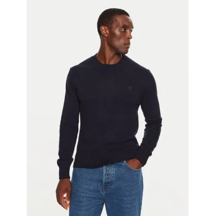Zdjęcie AMI PARIS Sweter HKS057.005 Granatowy Regular Fit