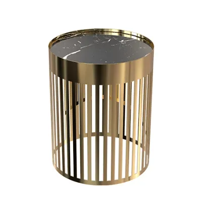 Picture Table with a marble top for home - Gold Castle