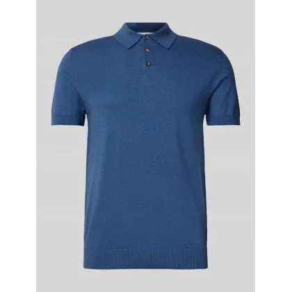 Zdjęcie Selected Homme Polo 16092437 Granatowy Regular Fit