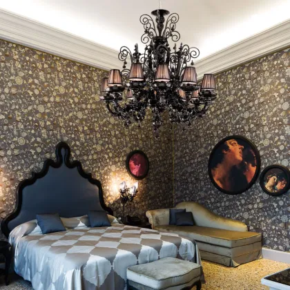 Zdjęcie Żyrandol w stylu Rezzonico LV160/12 z dwunastoma abażurami