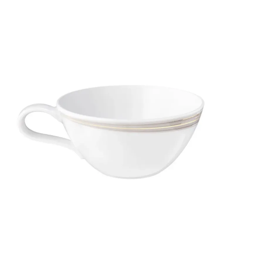 obrazek 2 Stylowa porcelanowa filiżanka do herbaty o nowoczesnym zdobieniu - Seltmann Weiden