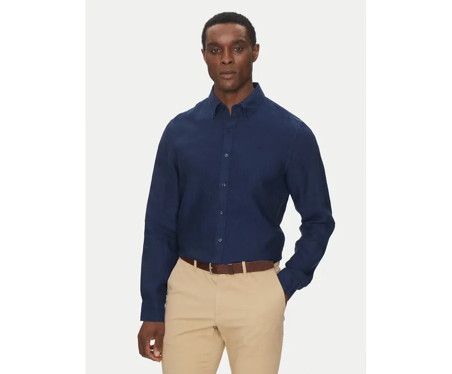 obrazek 1 Michael Kors Koszula CS4400H4YT Granatowy Relaxed Fit