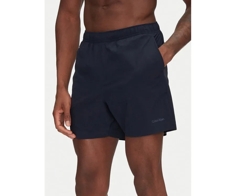 obrazek 1 Calvin Klein Swimwear Szorty kąpielowe KM0KM01118 Granatowy Regular Fit