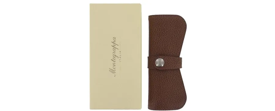 obrazek 3 Brown Pouch Etui na Jeden Produkt Montegrappa