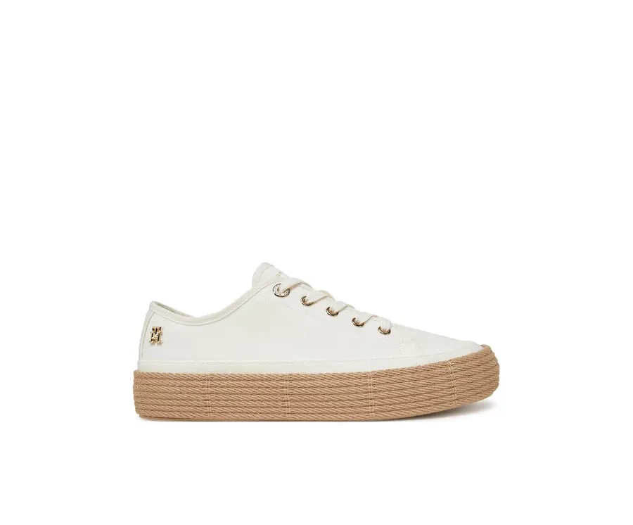 obrazek 1 Tommy Hilfiger Espadryle Vulc Espadrille Sneaker FW0FW08404 Biały