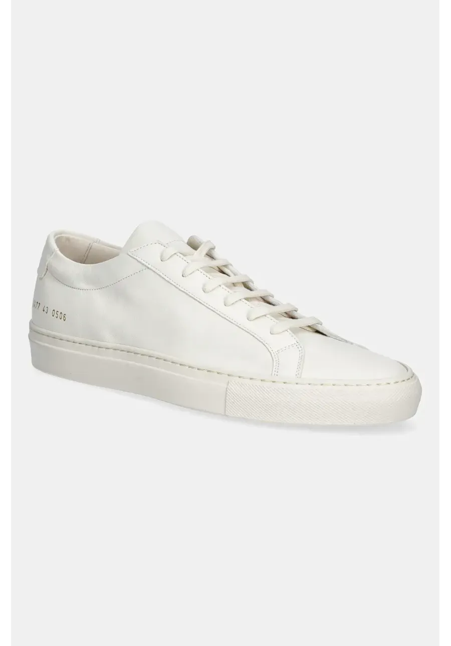 obrazek 1 Common Projects sneakersy skórzane Summer Achilles męskie kolor biały 2477