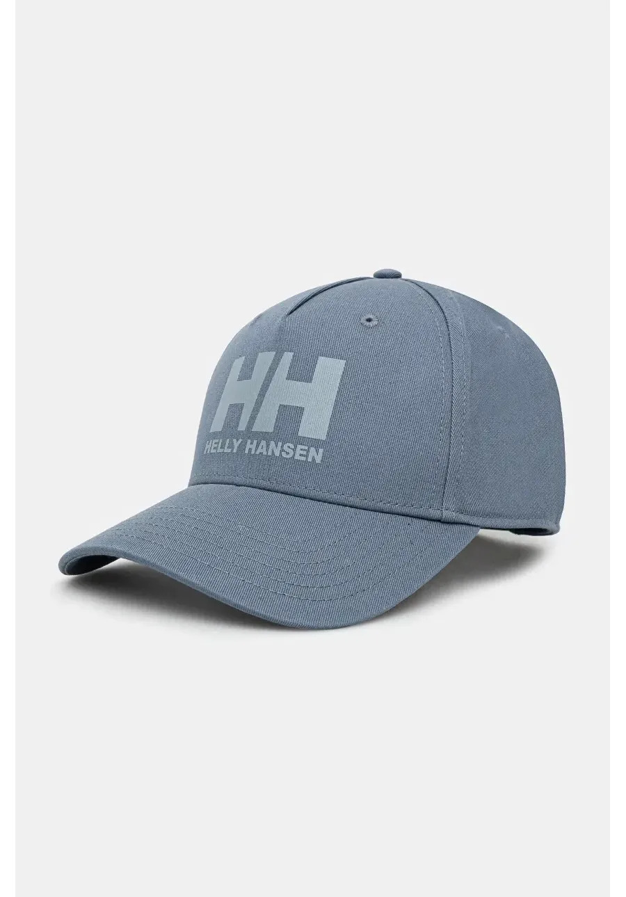 obrazek 1 Helly Hansen czapka z daszkiem bawełniana Czapka Helly Hansen HH Ball Cap 67434 001 kolor niebieski z nadrukiem
