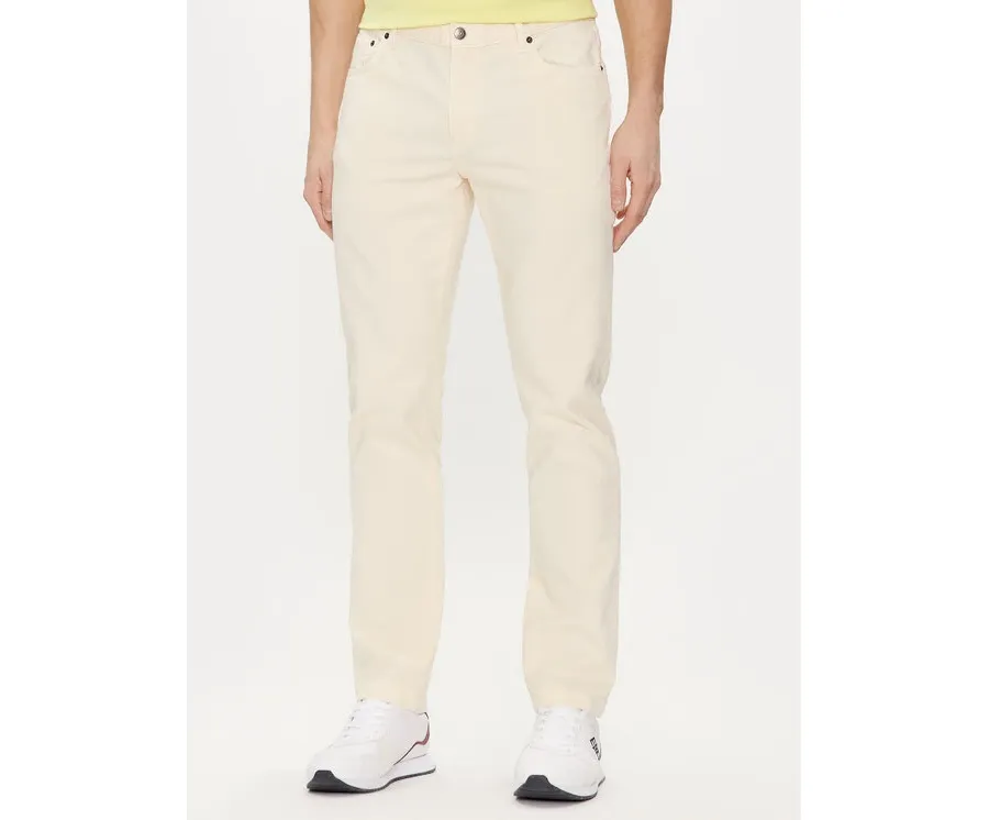 obrazek 1 Tommy Hilfiger Jeansy Denton MW0MW33908 Écru Straight Leg