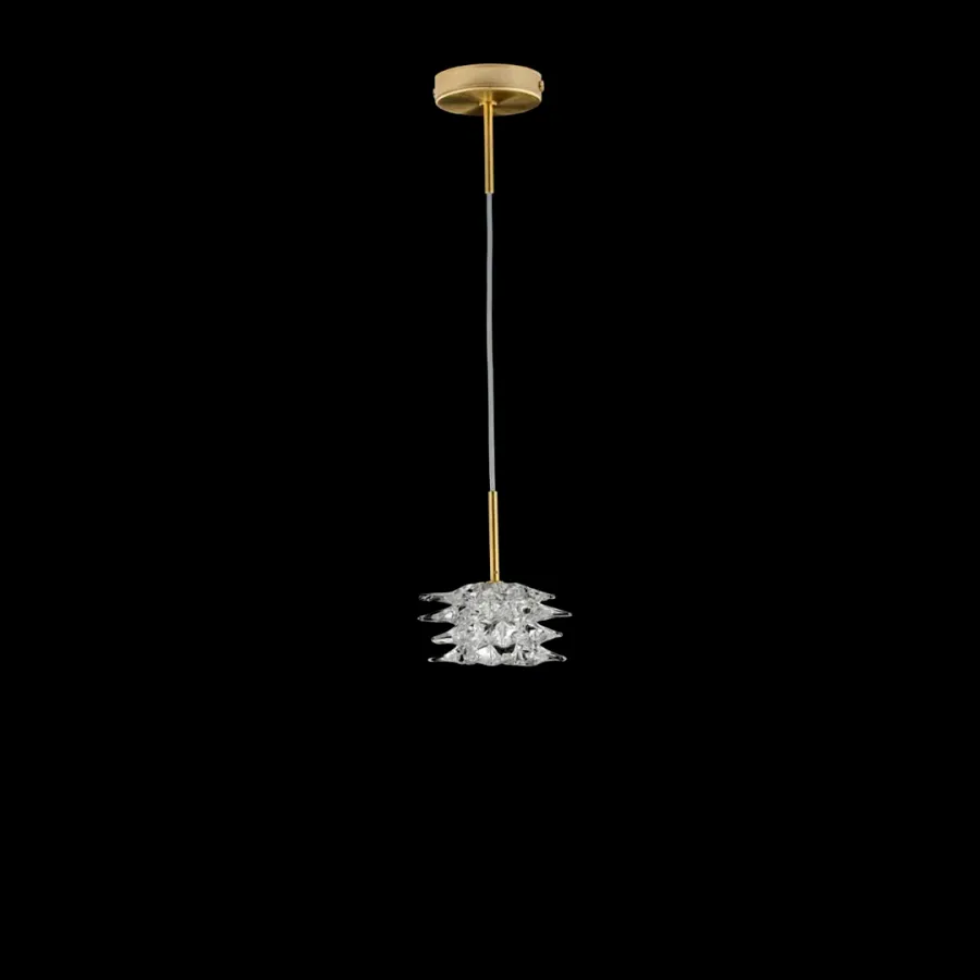 obrazek 1 Stylowa lampa wisząca wykonana ręcznie ze szkła murano - prosto z Włoch
