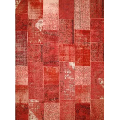Zdjęcie Dywan patchwork do salonu w odcieniach czerwieni - Sartori Rugs