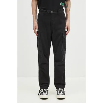 Zdjęcie Alpha Industries spodnie Squad Pant męskie kolor czarny proste 188202