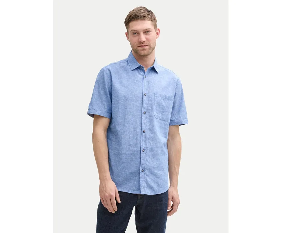 obrazek 1 Tom Tailor Koszula 1045098 Niebieski Regular Fit