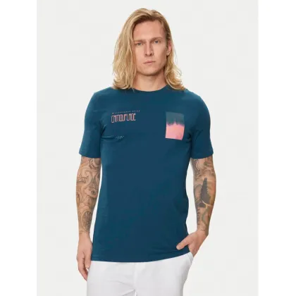 Zdjęcie 4F T-Shirt 4FWSS24TTSHM1289 Zielony Regular Fit