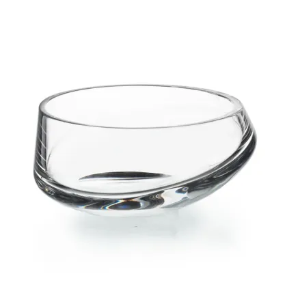 Zdjęcie Piękna kryształowa miska z kolekcji Zanzibar ze współczesnym wyrafinowanym kształtem – Vista Alegre