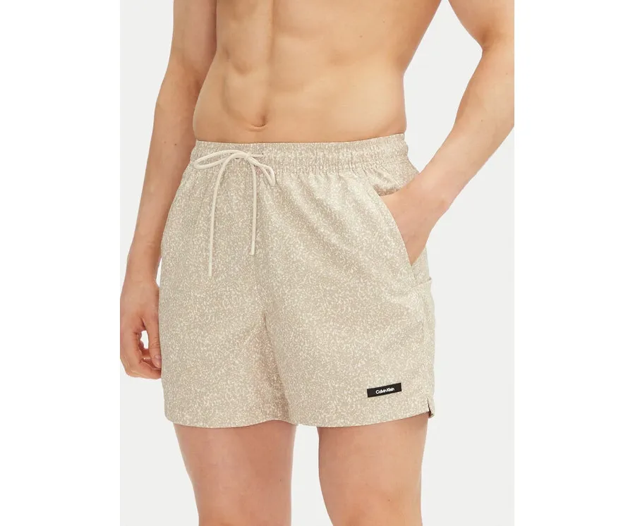 obrazek 1 Calvin Klein Swimwear Szorty kąpielowe KM0KM01120 Beżowy Regular Fit