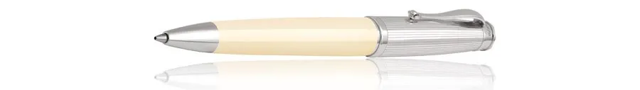 obrazek 3 Memoria Pinstripe Ivory Ballpoint Pen Montegrappa